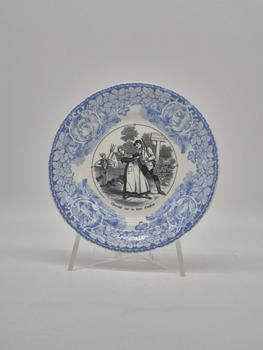 Assiette parlante - assiette,