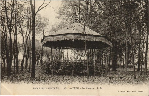 Cpa fere kiosque - la, le