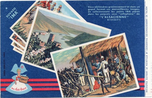 Buvard publicitaire biscuits - buvard,