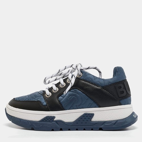 Baskets burberry bleu noir - bleu,