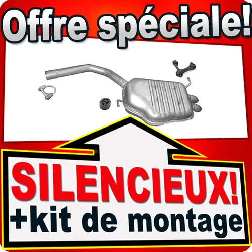 Silencieux arriere pour - pour, audi