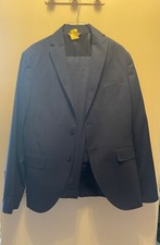 costume homme bleu , veste et