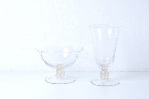 Couple vases verre soufflé - vases,