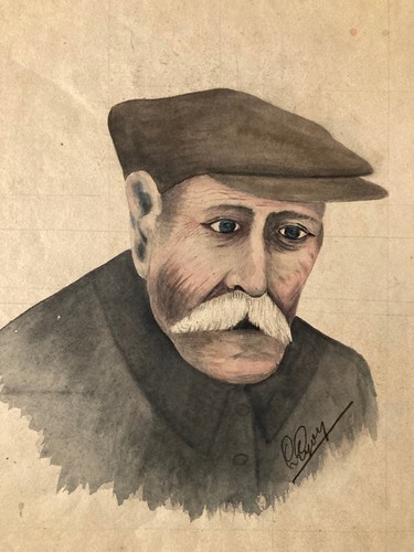 Belle peinture portrait - belle,