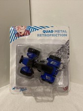 Ferry Jouets Quad Miniature Bleu en Métal Moteur Rétro Friction Jouet Ancien