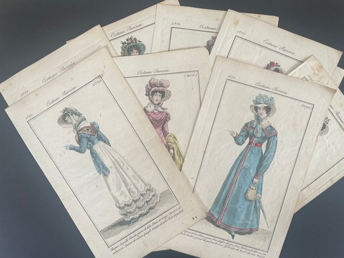 Lot gravures de - gravures, mode