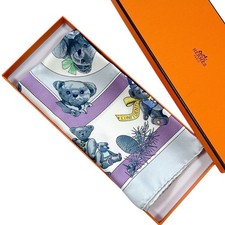 Foulard vintage soie hermes - vintage,