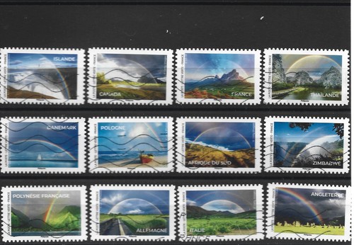 Serie complète timbres - serie, 12