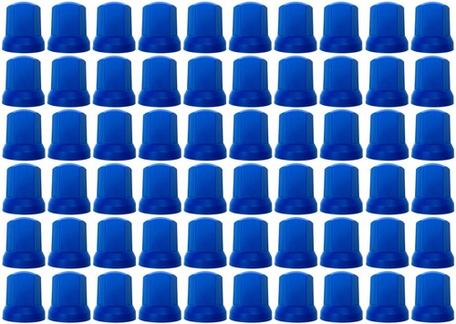 60x bleu enjoliveurs noix - bleu, de