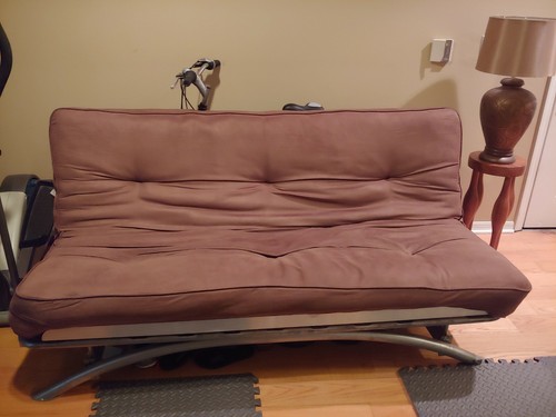 Futon mattress lamp and - w/mattress,,