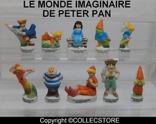 DVO2  SERIE COMPLETE DE FEVES LE MONDE IMAGINAIRE DE PETER PAN - NON DISNEY