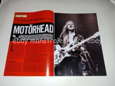 Motorhead Lemmy Phil Eddie Brian Phil Pleymo Zen Guerrilla clippings France