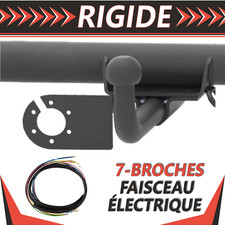 Attelage rigide pour Opel Corsa 3 C 3/5P Hayon 00-06+faisceau 7 broches