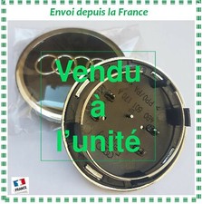 Cache Moyeu Centre de Roue Audi 69 mm Noir - Unité