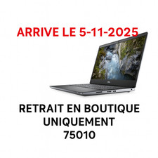 ? Dell Precision 7550 i7-10850H 16Go 512Go SSD  RTX 3000 15.6" FHD W11 Pro ✅