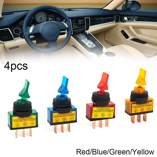 4pcs interrupteur bouton led - 4pcs,