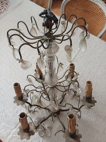 Lustre ancien pampilles - a,