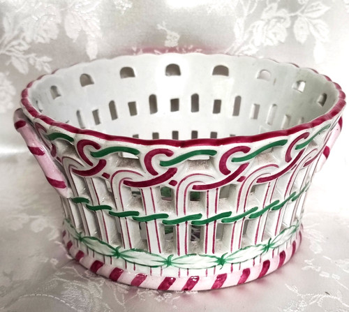 Corbeille faience fine - corbeille,