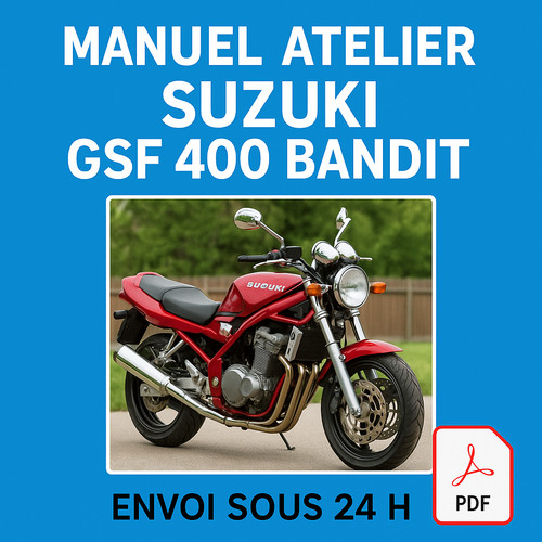Manuel atelier suzuki gsf 400 - atelier,