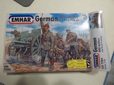 JOUET - SOLDATS - EMHAR - 1/72 - ARTILLERIE ALLEMANDE  - COMPLET
