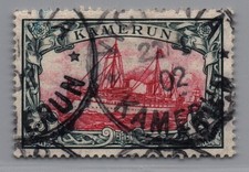 Colonies allemandes Cameroun Michel numéro 19 oblitéré