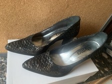 Escarpins Noir Bronze Cuir