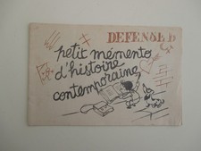 PETIT MEMENTO D'HISTOIRE CONTEMPORAINE. 1965. Par Chanel.