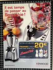 Publicité de presse de 2005 - KENWOOD Blender- French Ad.