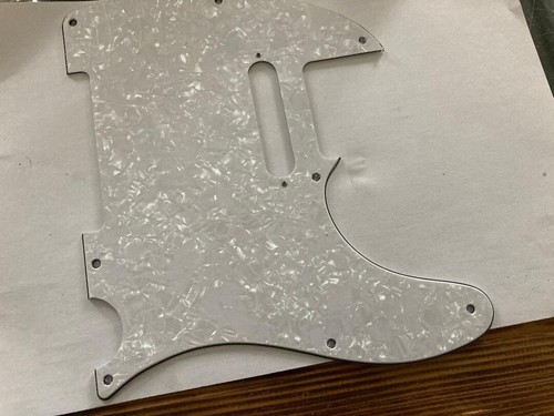 White perloid pickguard for - pickguard,