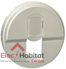 Enjoliveur pour prise RJ45 titane Céliane Legrand 068551