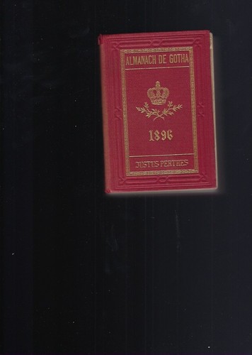 Almanach gotha 1896 - almanach,