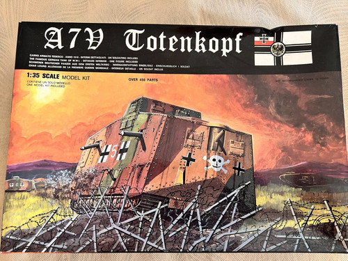 Char allemand a7v totenkopf - allemand,