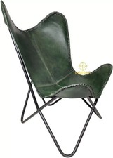 Chaise Papillon En Cuir