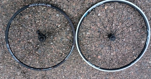 Bontrager and shimano wheels - and,