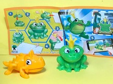 2 KINDER  2021/2022   -   grenouille VU130 +  BPZ   /  Lézard VU129