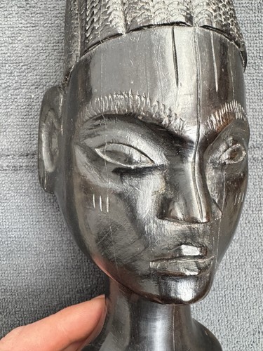 Sculpture tête bois - tête, en