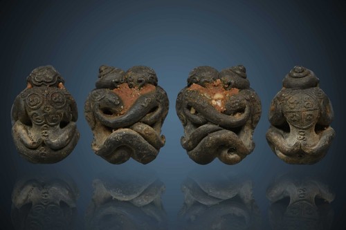 Thai kasina fire amulet - in, red