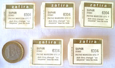 LOT DE 5 SAPHIRS ZAFIRA 6304