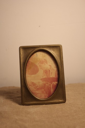 Ancien cadre photo - de, table