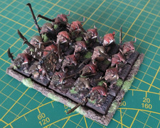 Warhammer  Old world / 9th age : 20 guerriers des clans peints / clanrats skaven