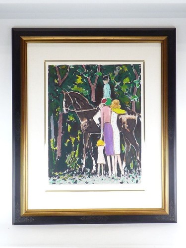 Lithographie conversation - lithographie,