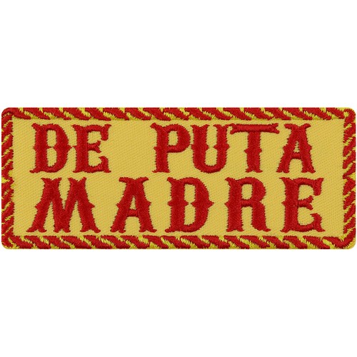 Patch puta madre biker iron - patch,