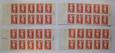 LOT 4 Carnets Timbres France
