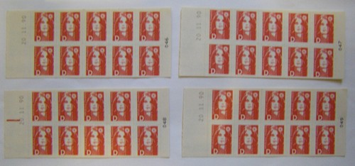 Lot carnets timbres - carnets, france
