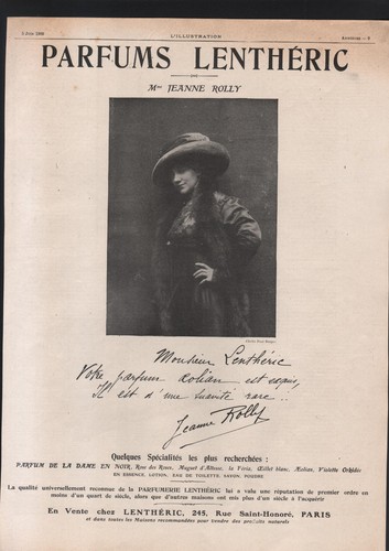 Publicité papier 1909 - papier,