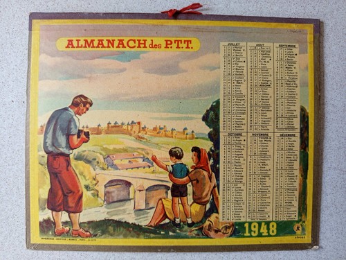 Calendrier postes 1948 - 1948,