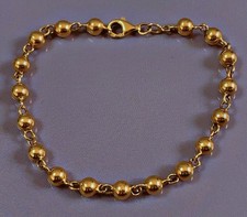 Magnifique ancien bracelet or 18carats bijou bracelet perles en or 18carats