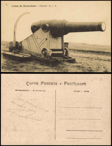 Postkaart brasschaat camp - postkaart,