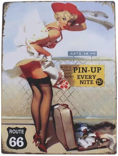 Plaque decorative sexy pin - plaque,