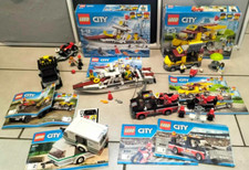 Lego City Gros lot 60147 60150 60148 60117 60084 60239 Bateau, voiture, Camion